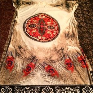 Imported bohemian mandala yoga tunic